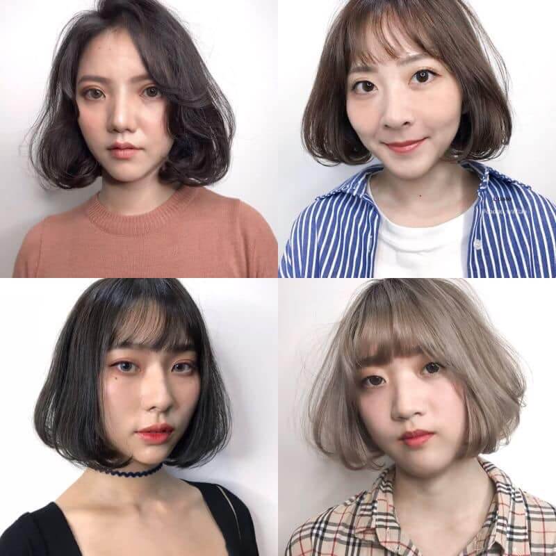台北燙髮推薦 台北燙髮推薦 女生短髮 縮毛矯正燙+C字彎 包柏頭