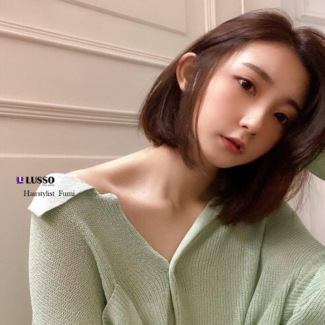 剪髮推薦髮型師 髮型設計師Fumi 布朗尼髮色👍 不同的長度 真的更稱臉型 何必留了一頭厚重長髮 卻根本不適合呢🥰