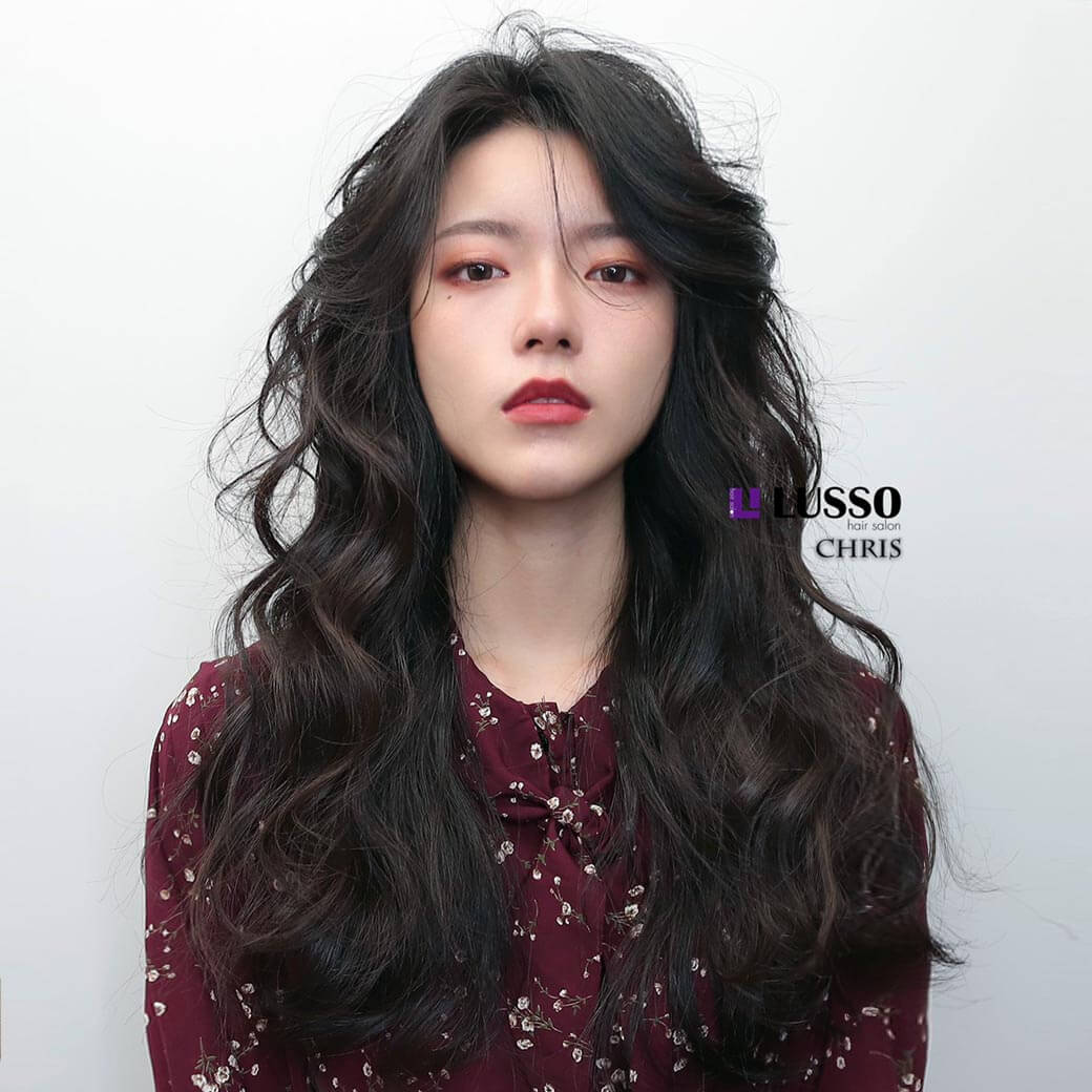 女生燙染髮推薦台北髮廊LUSSO Hair Chris 燙髮 剪髮