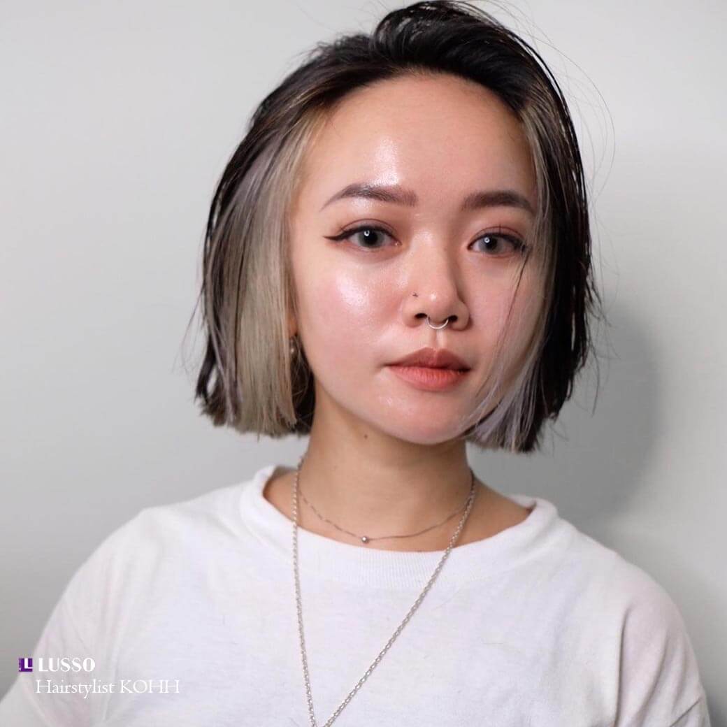 髮型師Kohh 輪廓染耳圈染裙襬染 低調的高級時尚感 個性中帶點誘人的小心機