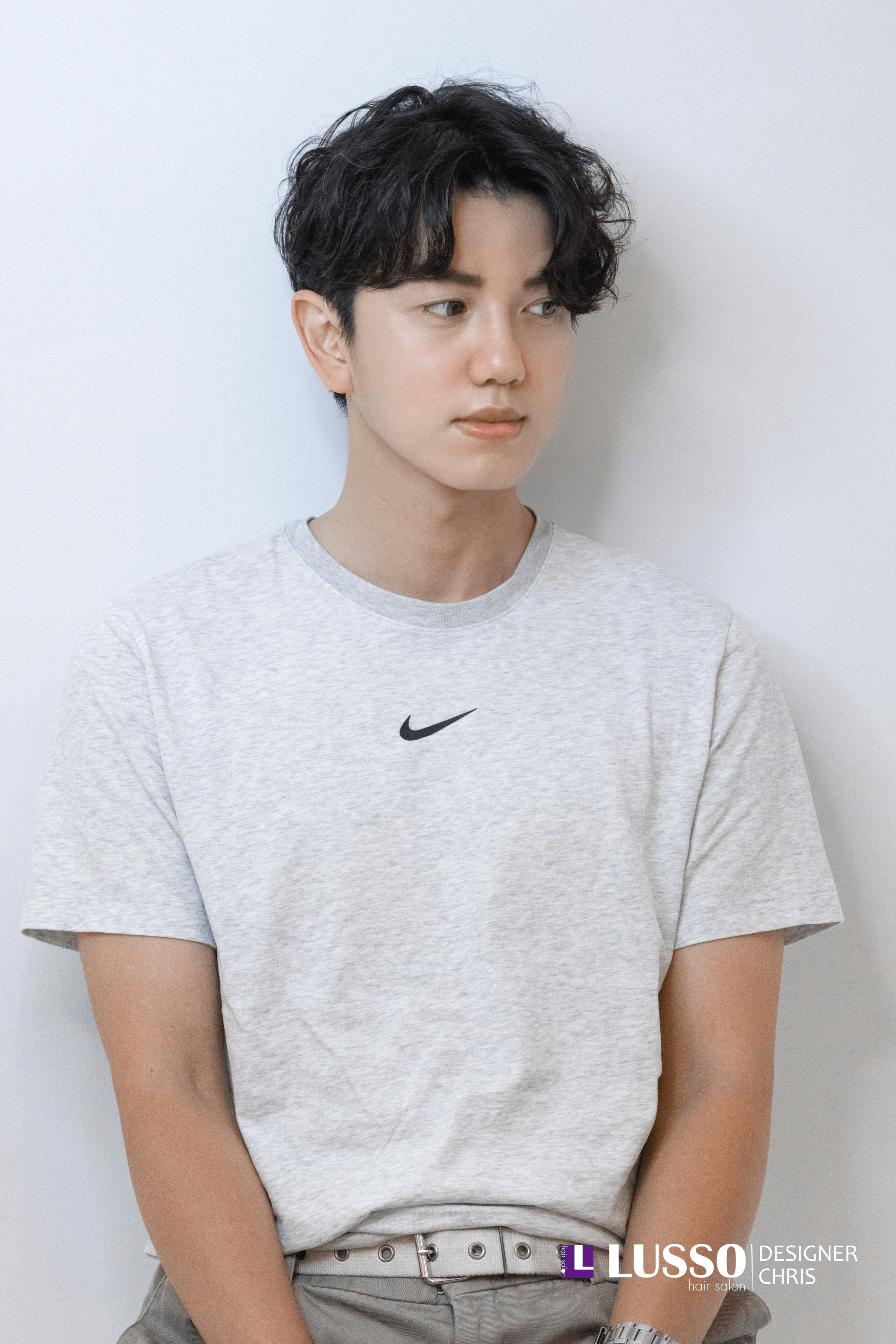 Chris-男生燙髮 韓系男生 紋理燙