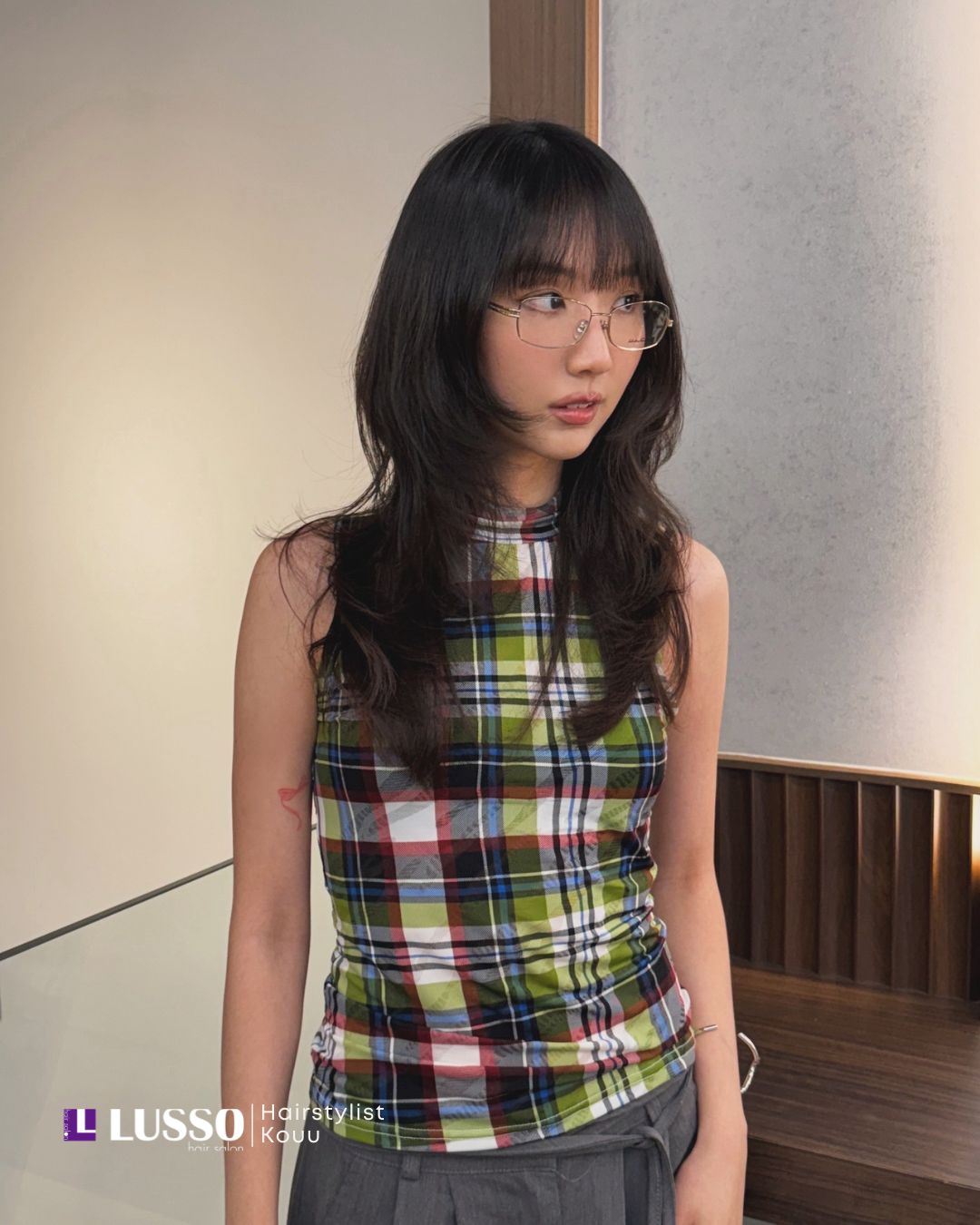 自然羽感層次長髮燙髮