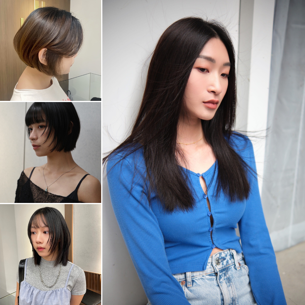 女生長髮短髮 髮型趨勢推薦 建議剪髮同時搭配局部染髮或燙髮,會讓髮型更有風格也好整理。